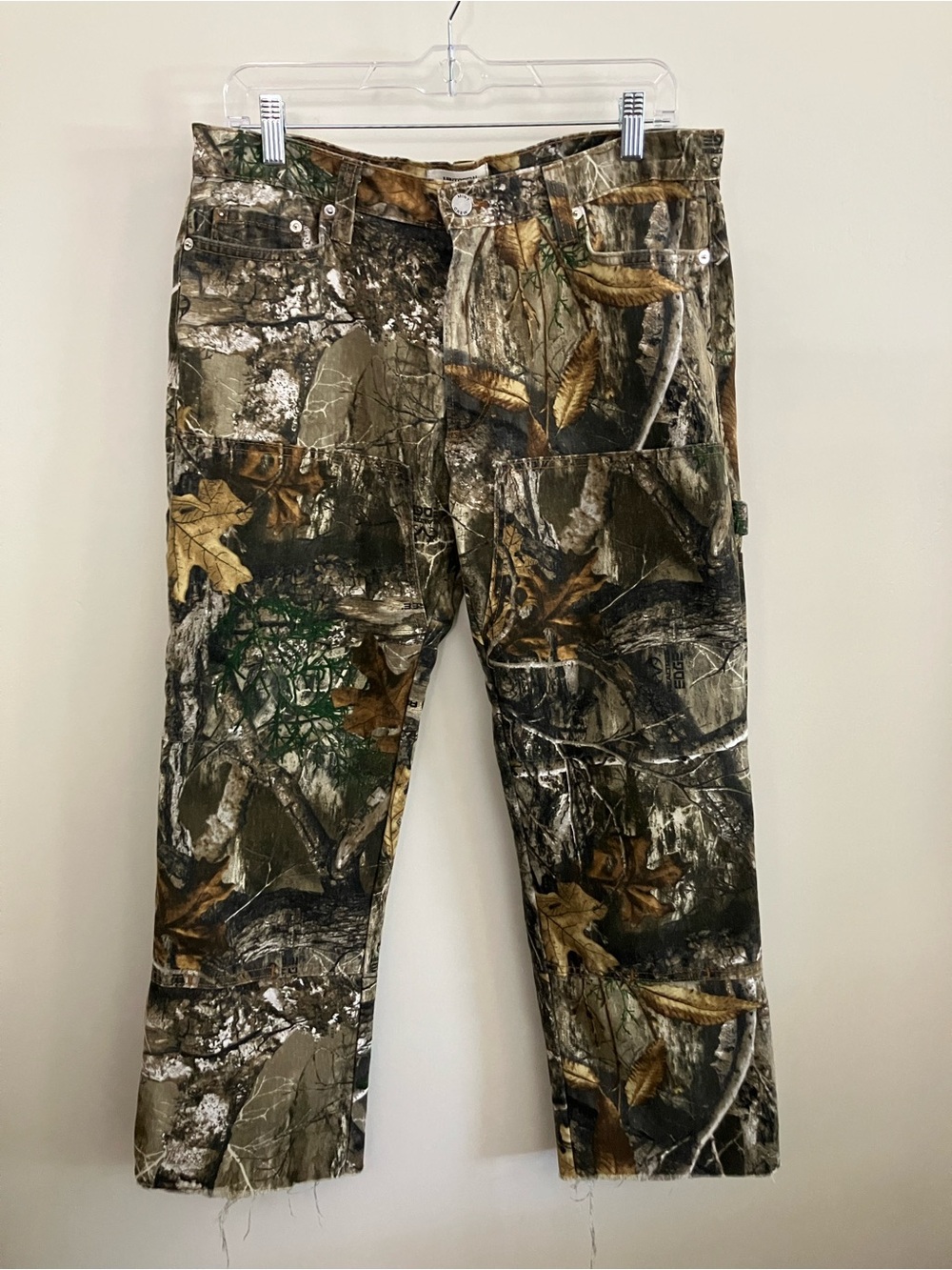 Mintcrew Men's Camo Cargo Pants - Realtree Street Style Olive/Brown